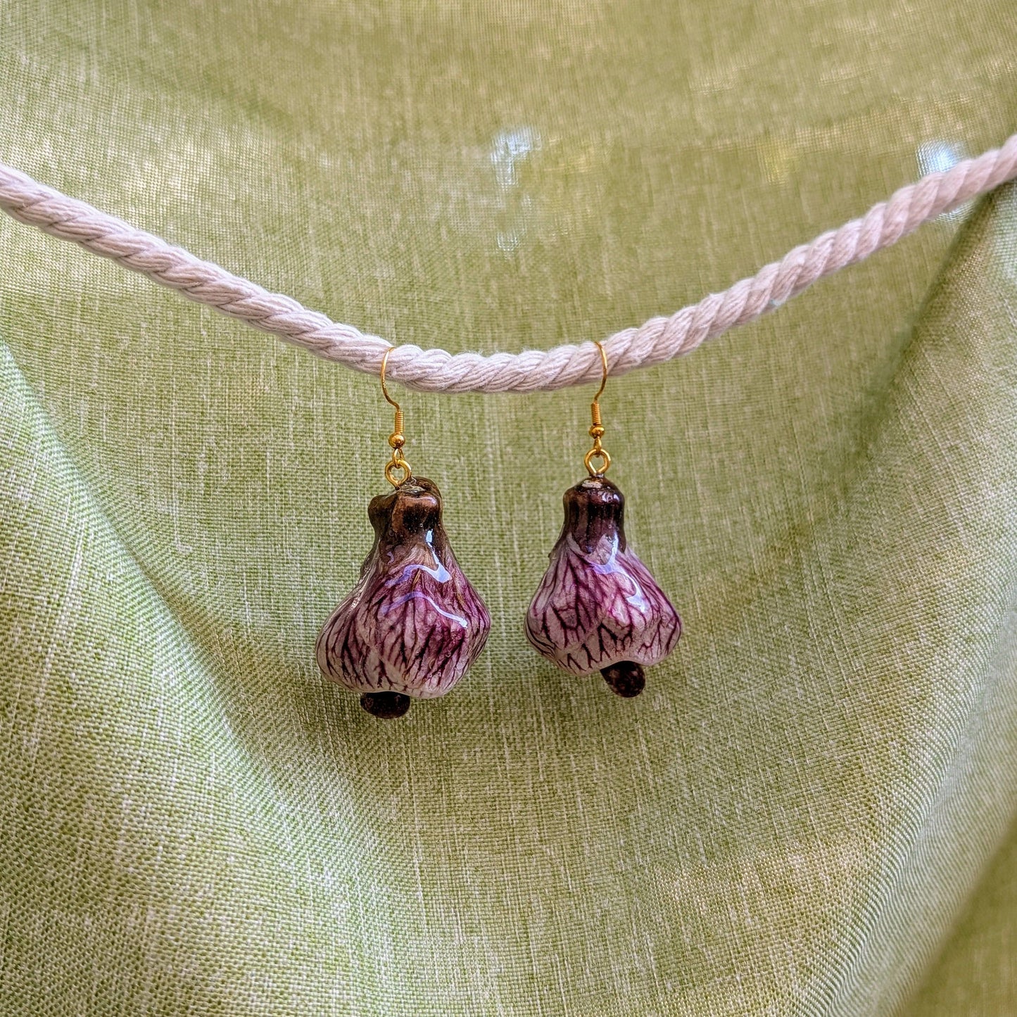Blushing Bellflower Earrings