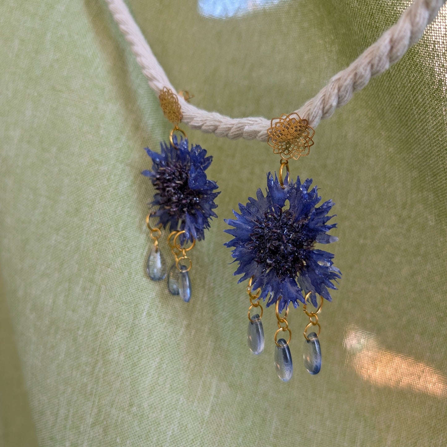 Blue Flame Cornflower Drops