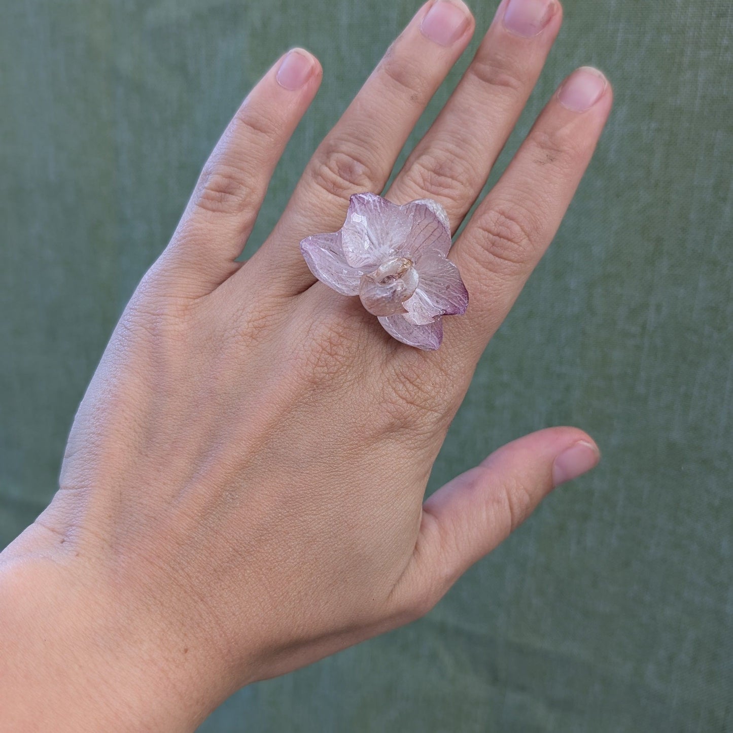 Orchid Whisper Ring
