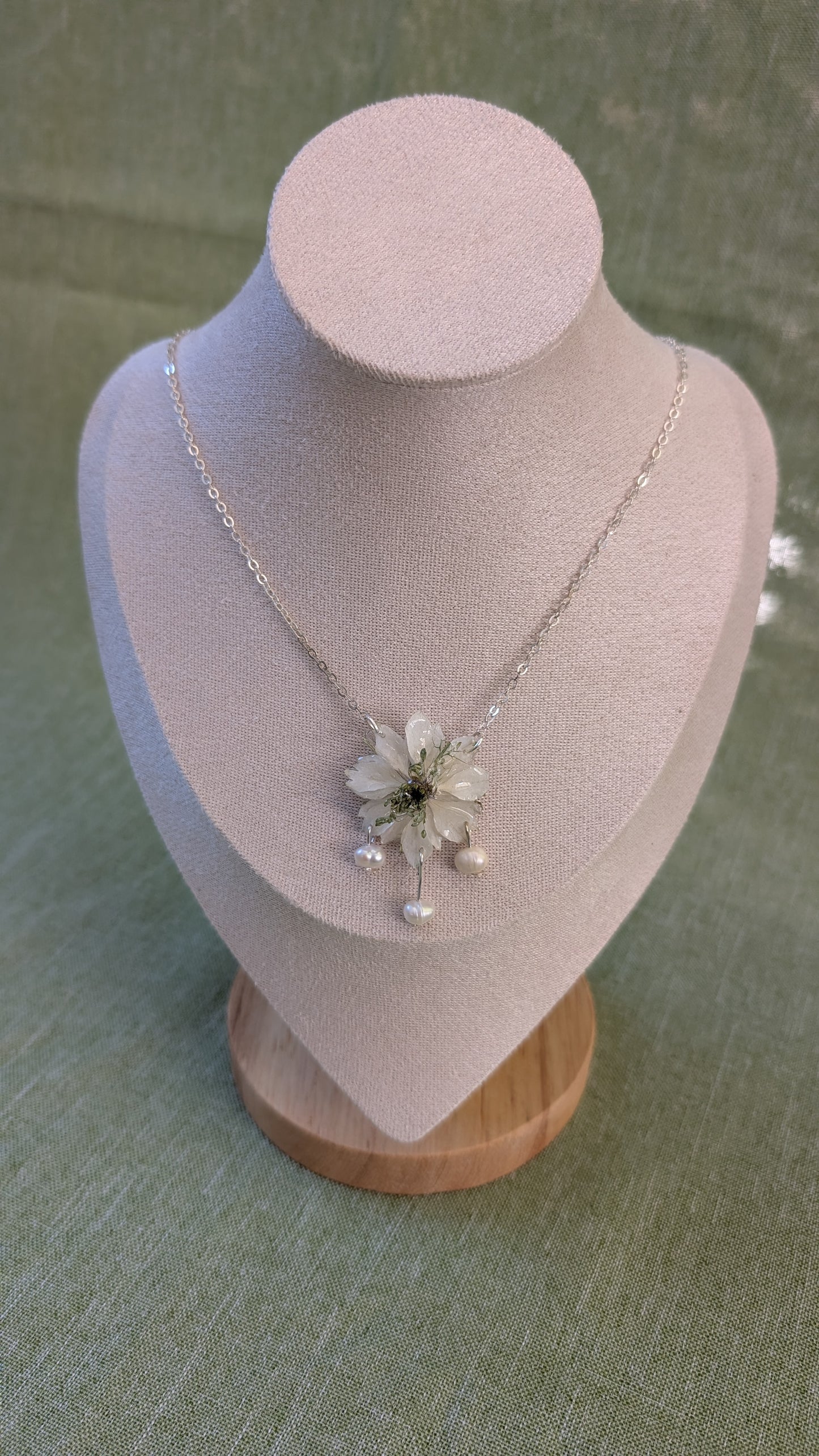 ✨ Pearl-kissed Cosmos Necklace
