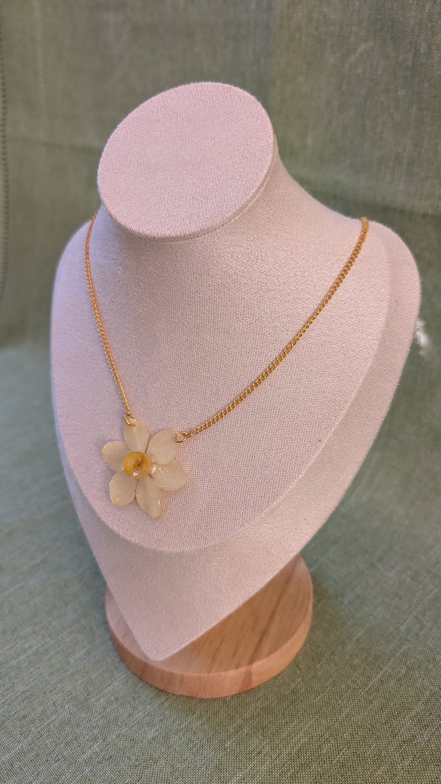 Golden Daffodil Necklace