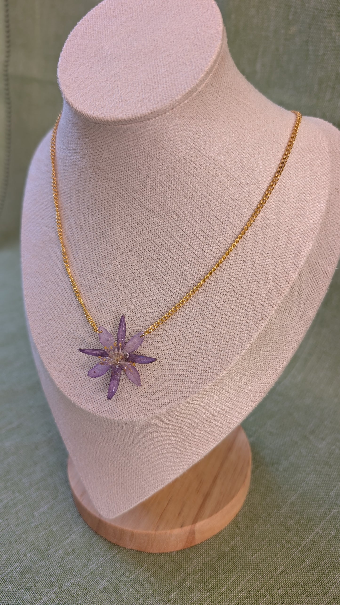 Lavender Starflower Necklace