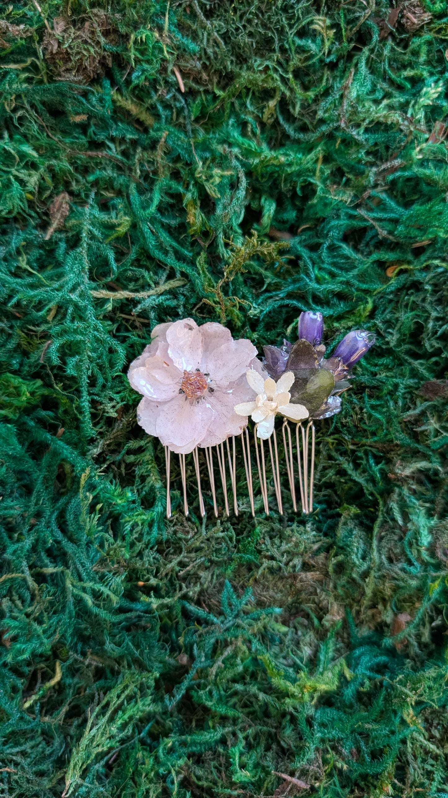 Apple Bloom Hair Comb
