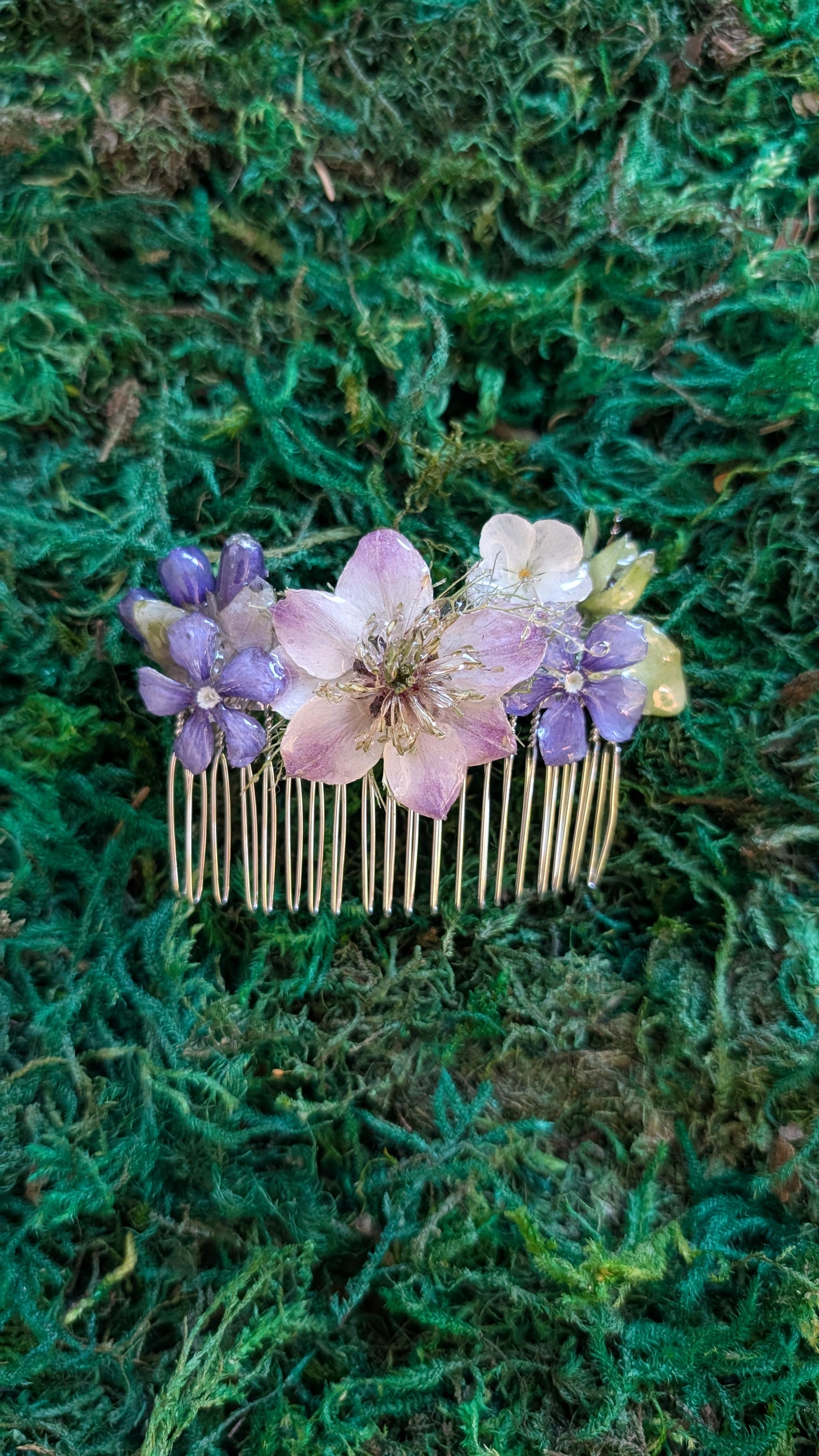 Lavender Breeze Hair Comb