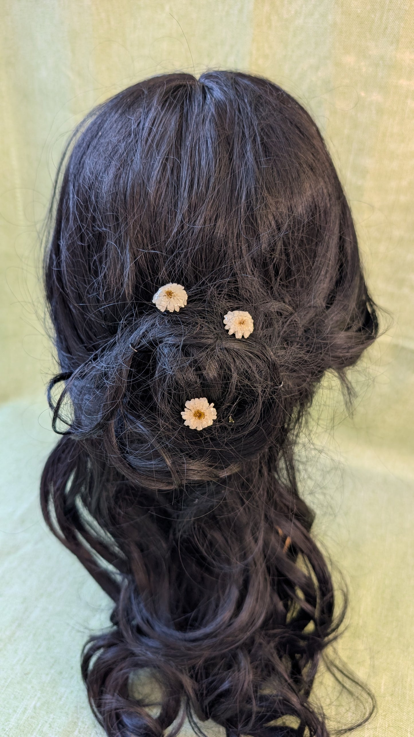 Feverfew Hair Pins