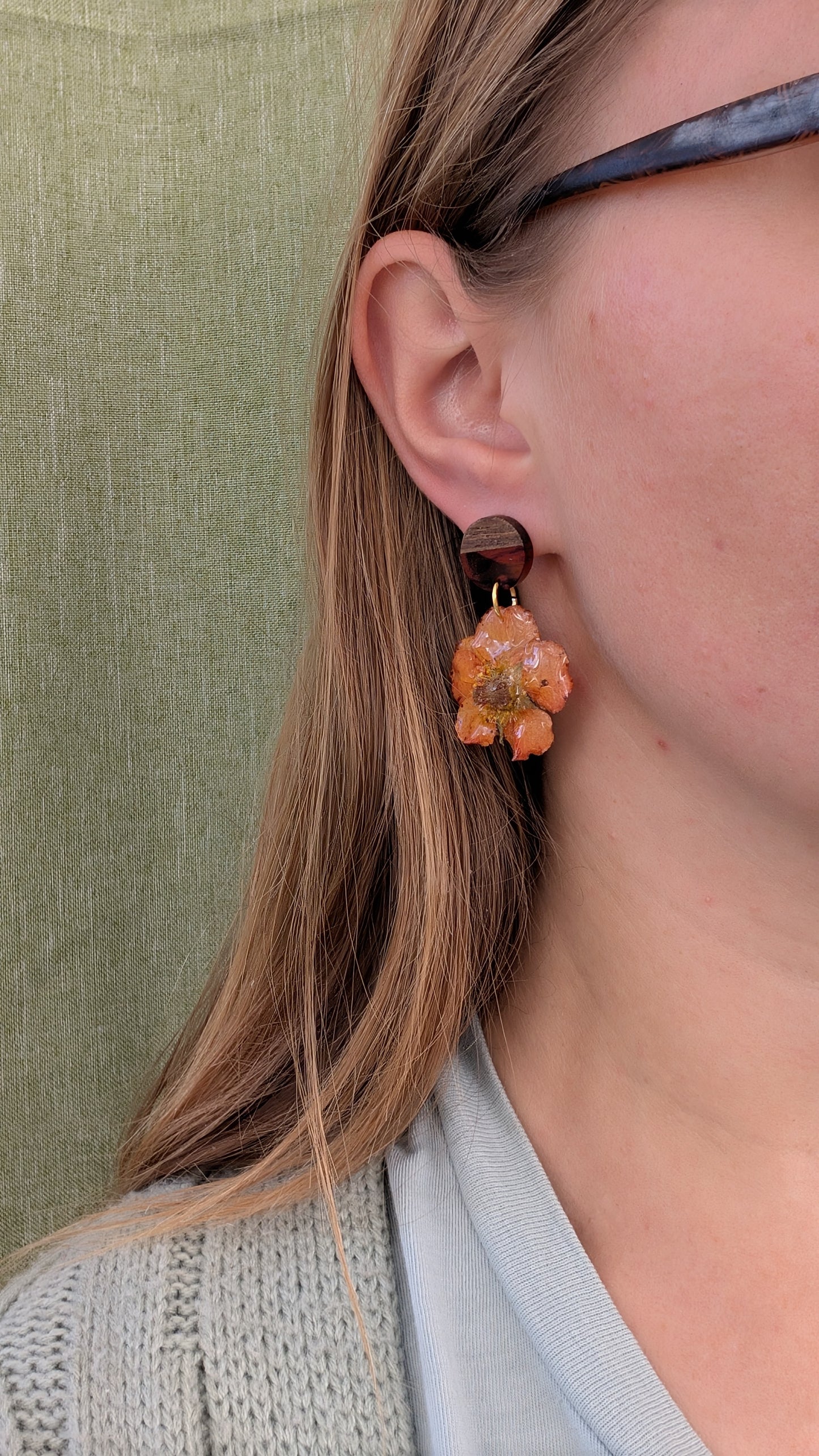 Golden Buttercup Earrings