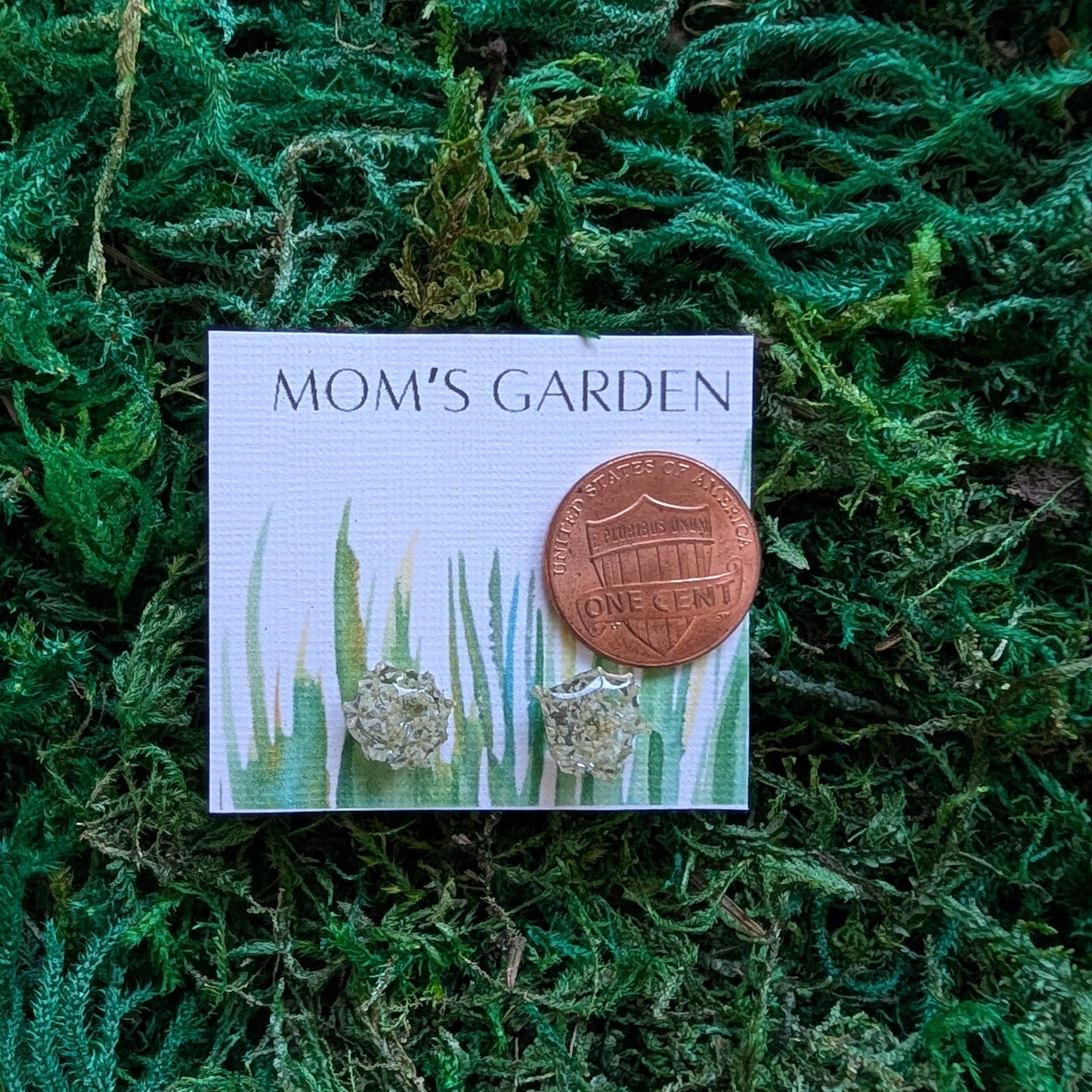 Petite Real Flower Stud Earrings - Nature’s Tiny Treasures