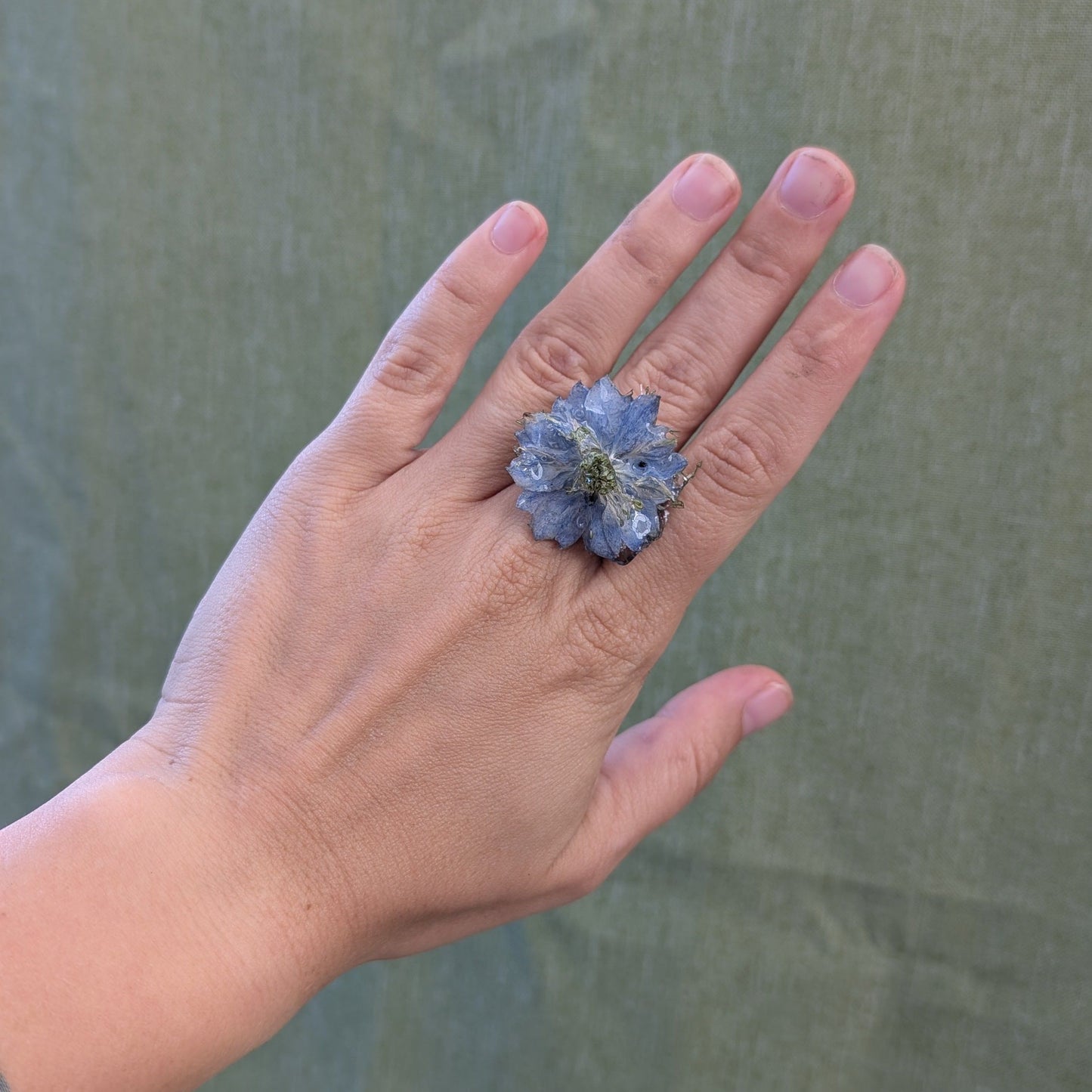 Love-in-a-Mist Flower Ring