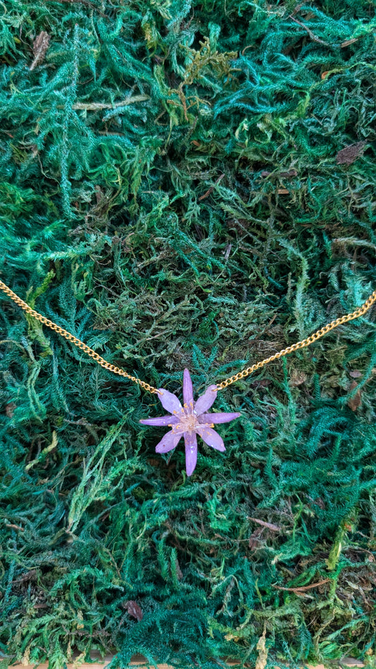Lavender Starflower Necklace