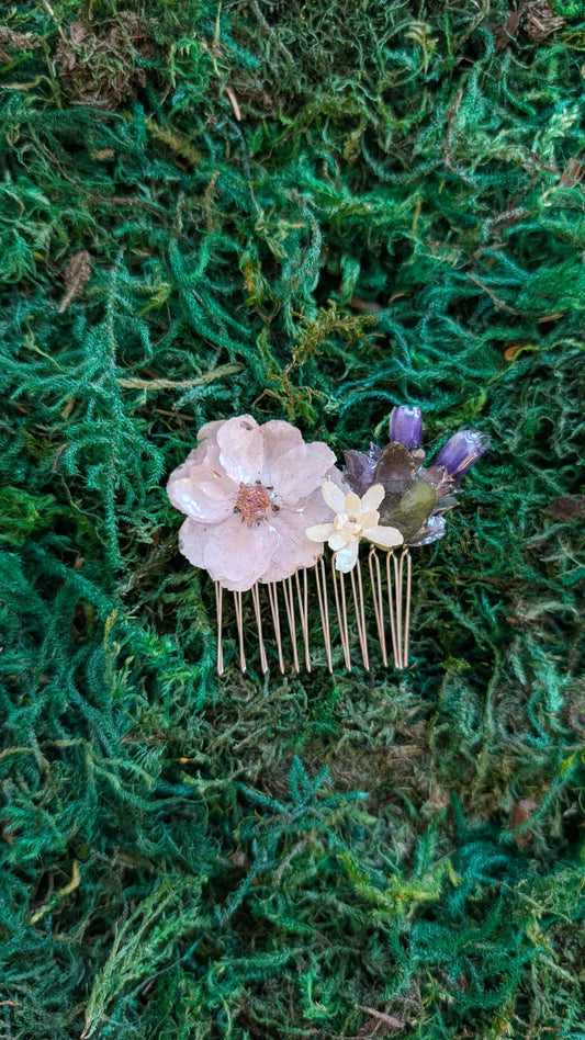 Apple Bloom Hair Comb