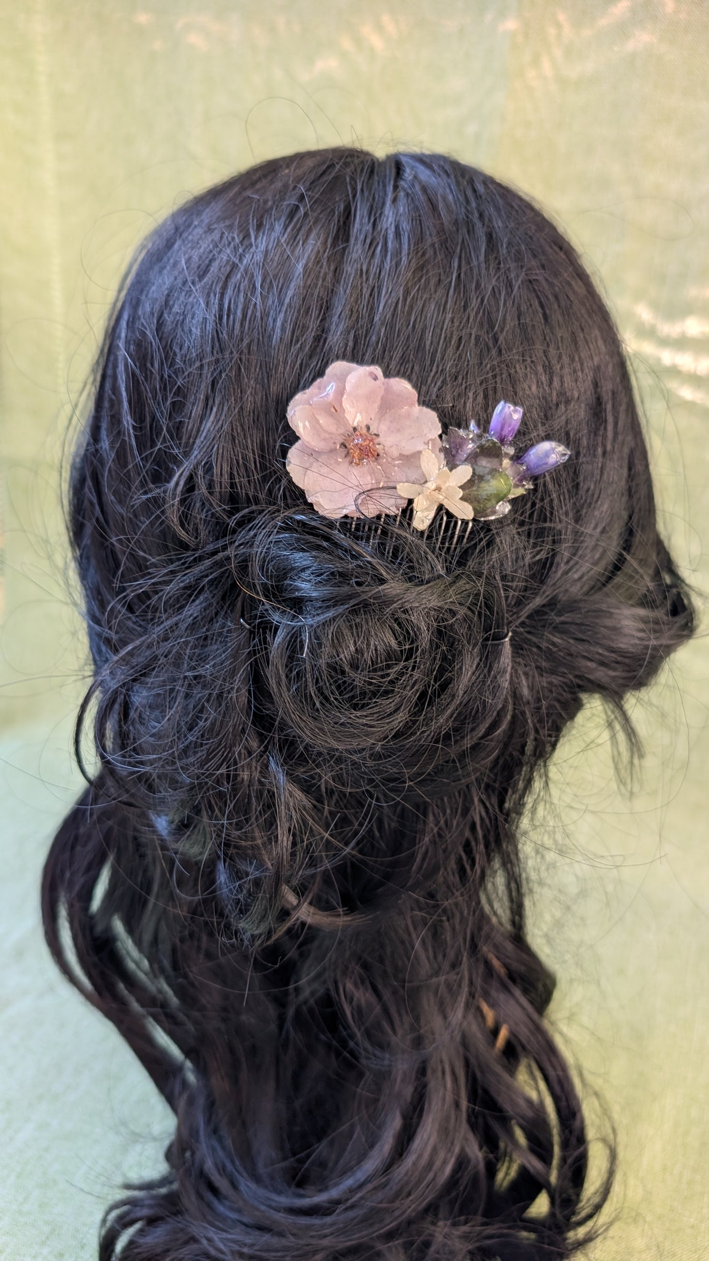 Apple Bloom Hair Comb