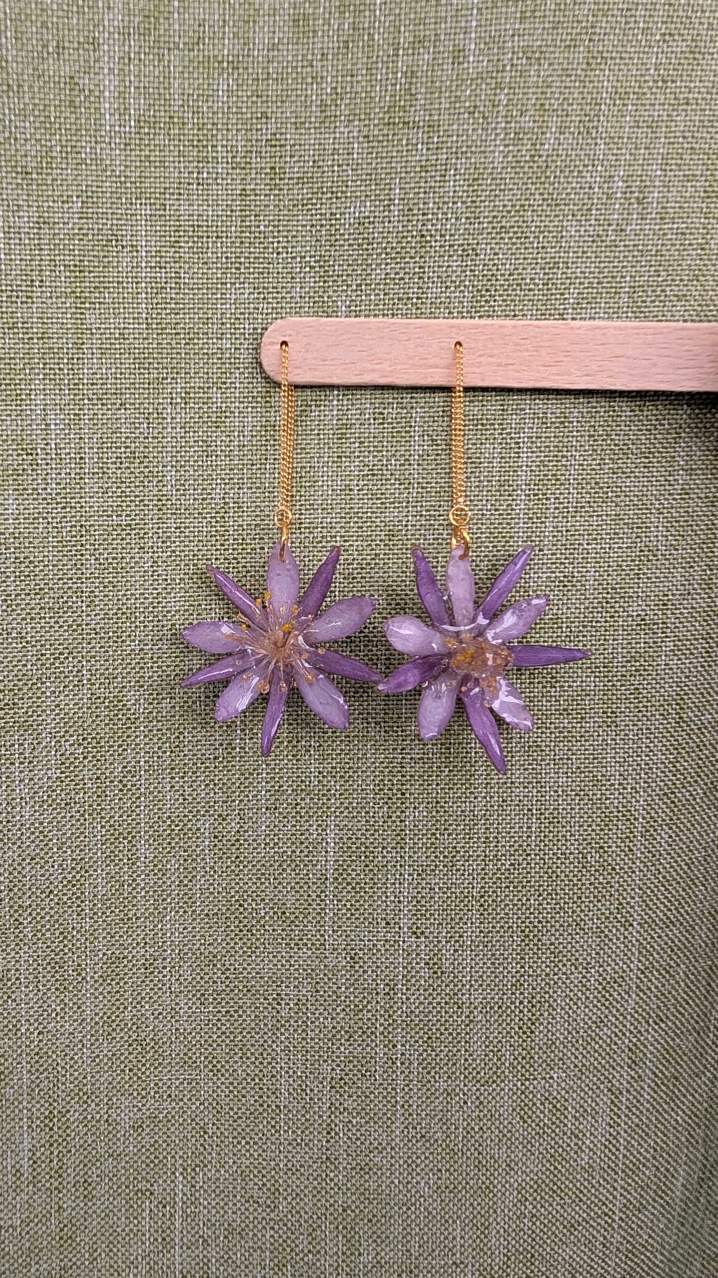 Amethyst Starburst Earrings
